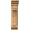 Ekena Millwork Merced Traditional Smooth Bracket w/ Offset Brace, Western Red Cedar, 5 1/2"W x 16"D x 24"H BKT0604X16X24MRC01SWR - alternate 2